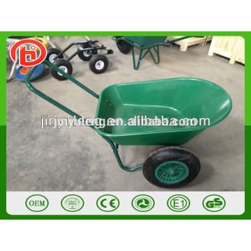 prower load large two wheels wheelbarrow , plastic tray two wheels wheelbarrow , hand cart, trolleys